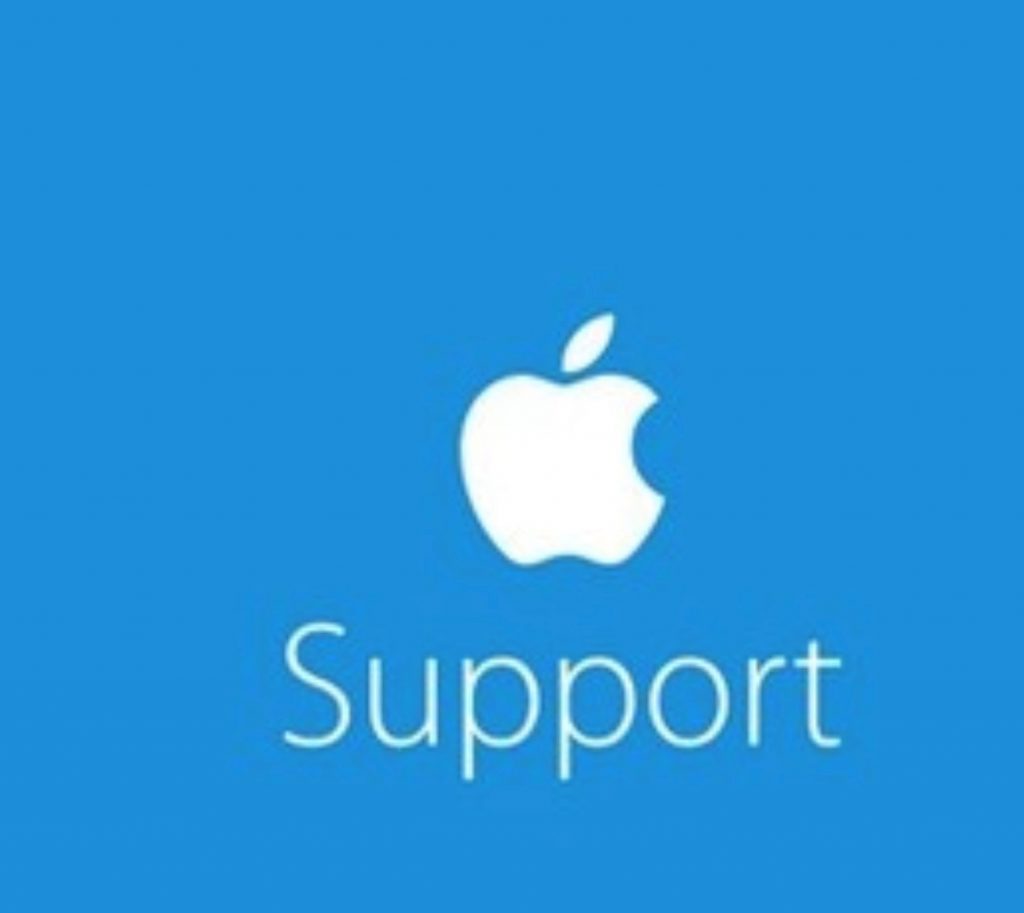 Logotipo da Apple Support.